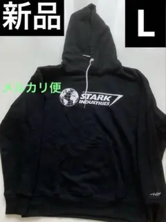 【新品】 MARVEL STARK INDUSTRIES パーカー 長袖 黒 Lのサムネイル