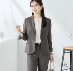 AOKI 洗える360°キレイスーツ 茶 テーラー ドジャケット