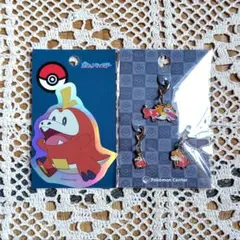ポケモン ホゲータ 銀ステッカー&メタルチャーム セット