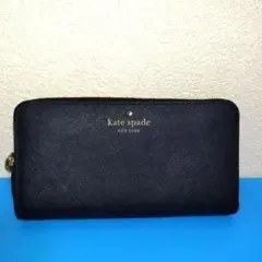 Kate spade 長財布　黒