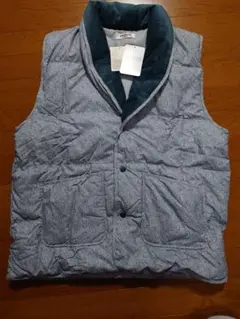 GUNZE キルティングダウンベスト Mサイズ グレー系