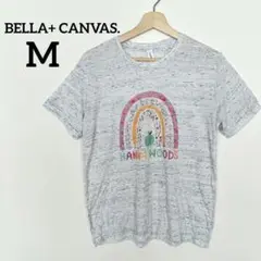 BELLA+ CANVAS.レインボーTシャツ 半袖【M】レディース　トップス