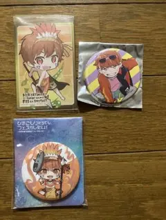 めいちゃんグッズ 3点セット 缶バッジ カード 缶ミラー