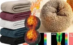 ウールソックス 靴下 くつ下 レディース 厚手 冷え性 キャンプ 登山 もこもこ