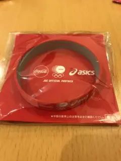 東京オリンピック　アシックス  コカコーラ　リストバンド