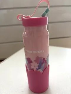スターバックスSAKURA 2021 シリコンストラップボトルペタル 355ml