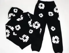 花柄スウェット　セットアップ