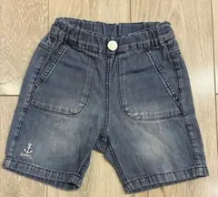 サニーランドスケープ　デニムハーフパンツ　90