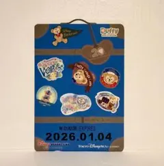 【未使用】ダッフィー＆フレンズ20周年　リゾートライン　フリーきっぷ