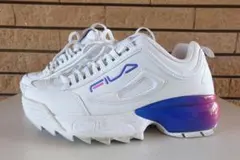 着用5回☆FILA ディスラプター2 厚底スニーカー 23cm 白