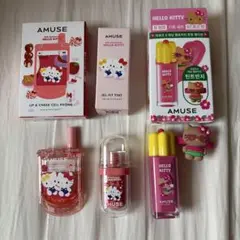 【新品未使用】　AMUSE　ハローキティ　ティント　チークのサムネイル