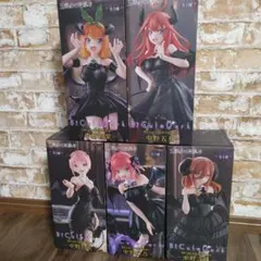 五等分の花嫁BiCuteDarkフィギュア5個セット