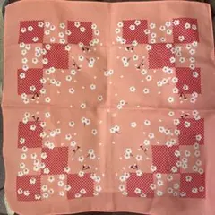 花柄　和柄 46×46cm 風呂敷　ハンカチ　袱紗