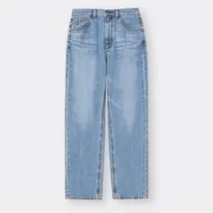 GU 美品　ハイウエストストレートジーンズ　M