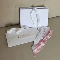 DIOR 巾着 ポーチ ホワイト 2個セット ノベルティ - メルカリ