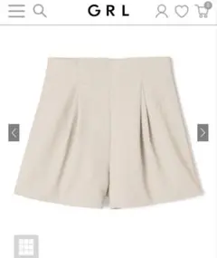 ハイウエスト ショートパンツ