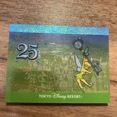 ティンカーベル　ピーターパン　東京ディズニーリゾート 25周年記念メモ帳