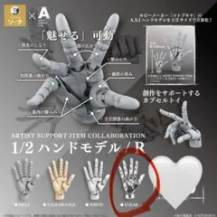 コトブキヤ ハンドモデル ガチャ カプセルトイ 1/2 【未開封】 クリア