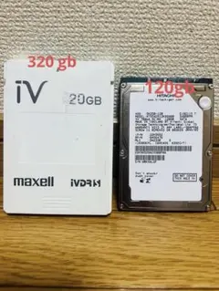 【新品、未開封】maxell iVDRS 120GB 外付けHDD(説明書付き) Amazon | maxell 日立薄型テレビ「Wooo」対応 ハードディスク