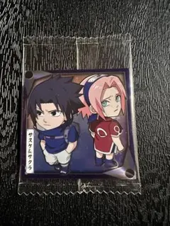 NARUTO　忍界 シール ウエハース 5　N　うちはサスケ 春野サクラ