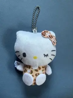 キティ ぬいぐるみボールチェーン2 レオパード ガチャガチャ