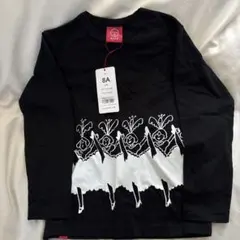 OJICO 黒 長袖カットソー 8A