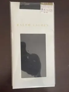 新品未使用　RALPH LAUREN タイツ 110デニール M-L ブラックのサムネイル