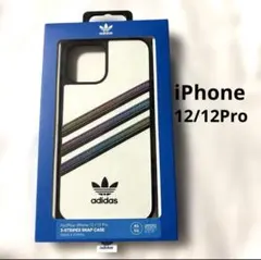 adidas アディダス iPhone 12/12Pro スマホケース ライン