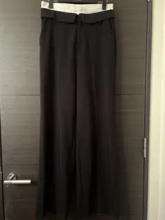 【ZARA】スラックスパンツ ブラック