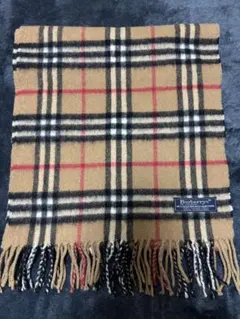 Burberry ノバチェック　英国製　カシミア　ラムズウール　マフラー
