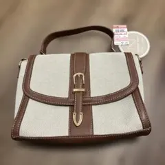 しまむら　tomo キャンバス　かぶせ　ショルダーバッグのサムネイル