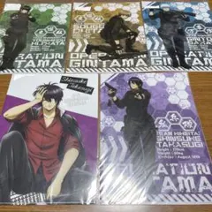 銀魂　サバゲー　クリアファイル　坂田銀時　高杉晋助　沖田総悟　土方十四郎