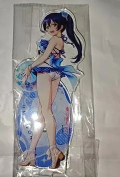 鶴河秋水 特大アクリルスタンド DMMスクラッチ 女神のカフェテラス 鶴 