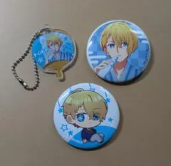 推しの子 星野アクア 缶バッジ アクリルキーホルダー 3点セット