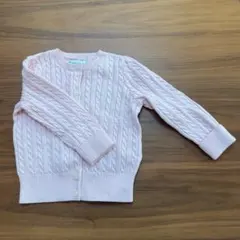 未使用　ラルフローレン　ピンクカーディガン