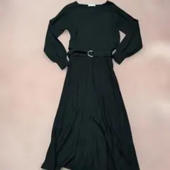 NATURAL BEAUTY BASIC ニットワンピース ブラック M