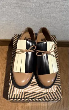 極美品】CAMPER TWINS レースアップシューレザー 本革 厚底 36 - メルカリ