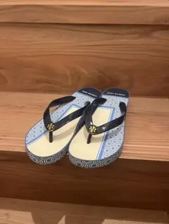 【美品】Tory Burch ビーチサンダル ネイビーのサムネイル