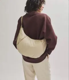 ADAM ET ROPE' 【サステナブル】ラウンドミニショルダーバッグ