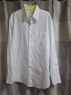 UNIQLO　スーパーノンアイロンスリムシャツ　XL　長袖シャツ　白　②