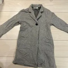グレーのジャケット 裏地ストライプのサムネイル