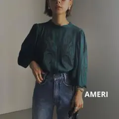 アメリ　LADY EMBROIDERY PUFF BLOUSE 刺繍　ブラウスのサムネイル