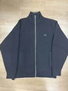 訳あり　フレッドペリー　beams ドライバーズニット　ブラック　Mサイズ 別注】FRED PERRY / ドライバーズ ニット（ニット/セーター