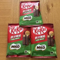 キットカット　ミロ　鉄分補給　３袋のサムネイル