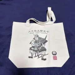 武士柄　侍　布トートバッグのサムネイル