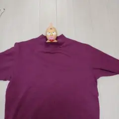 パープル ニットセーター M