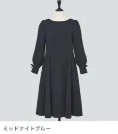 フォクシー　ワンピース　38 袖リボン付きワンピース　DRESS “JOIE”