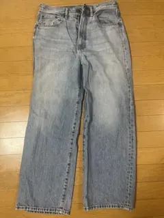 GU ワイドジーンズ　デニム