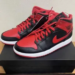 Nike Air Jordan 1 Mid 赤黒