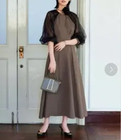 【新品未使用品】ルイルエブティック　ワンピースドレス　XLサイズ　LL